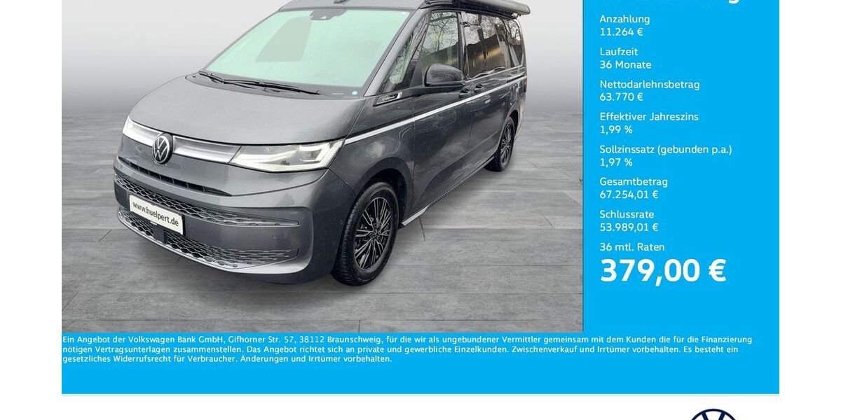 VW T7 California 4.488 km 74.398 &euro; Dortmund 44379