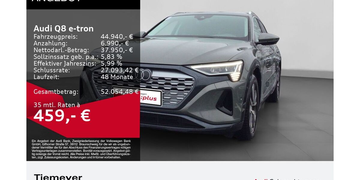 Audi Q8 e-tron 48.979 km 41.980 &euro; Gelsenkirchen 45894
