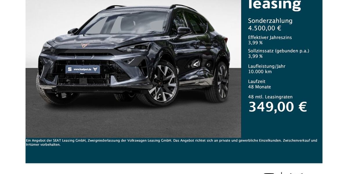 Cupra Formentor 1.999 km 41.666 &euro; Dortmund 44269