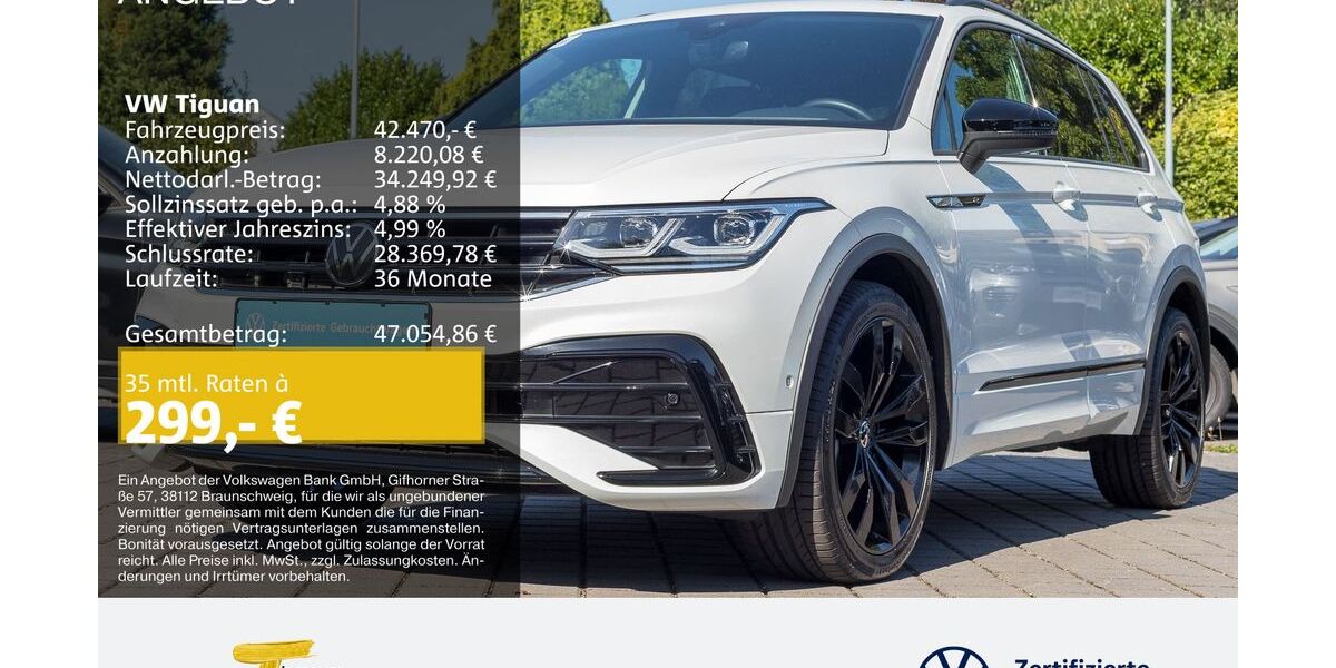 VW Tiguan 13.532 km 38.960 &euro; Oberhausen 46047