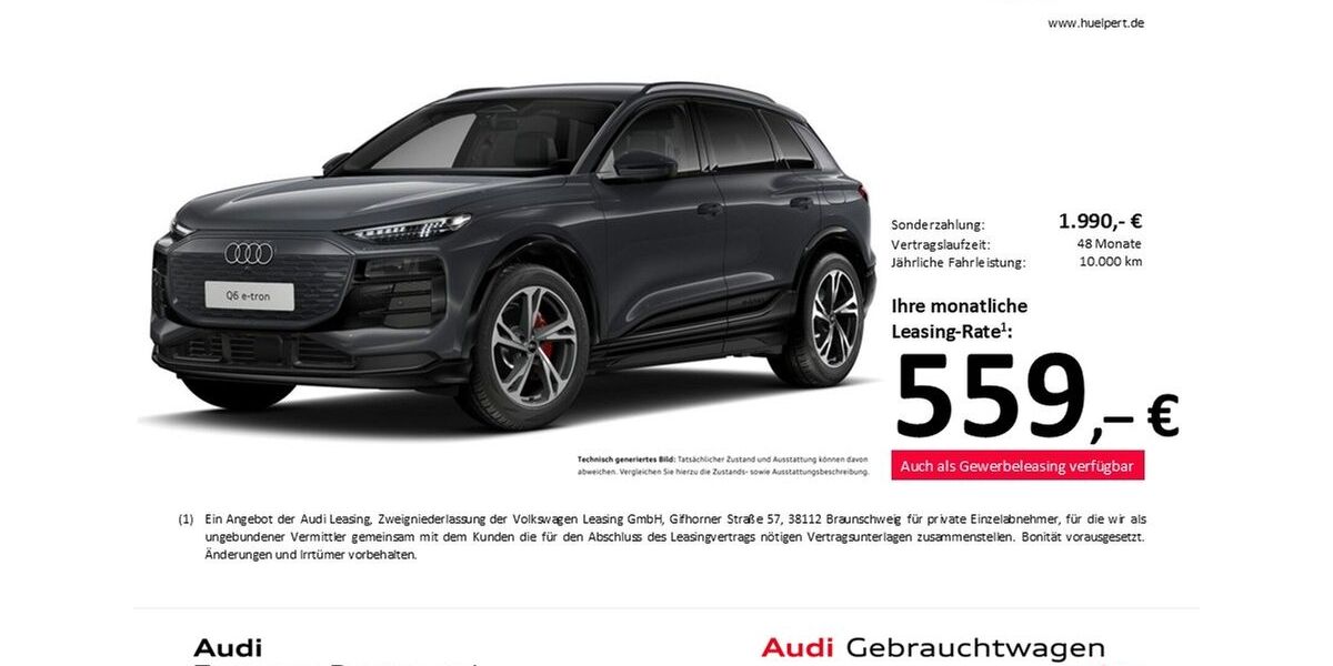 Audi Q6 e-tron 12.929 km 65.388 &euro; Dortmund 44143