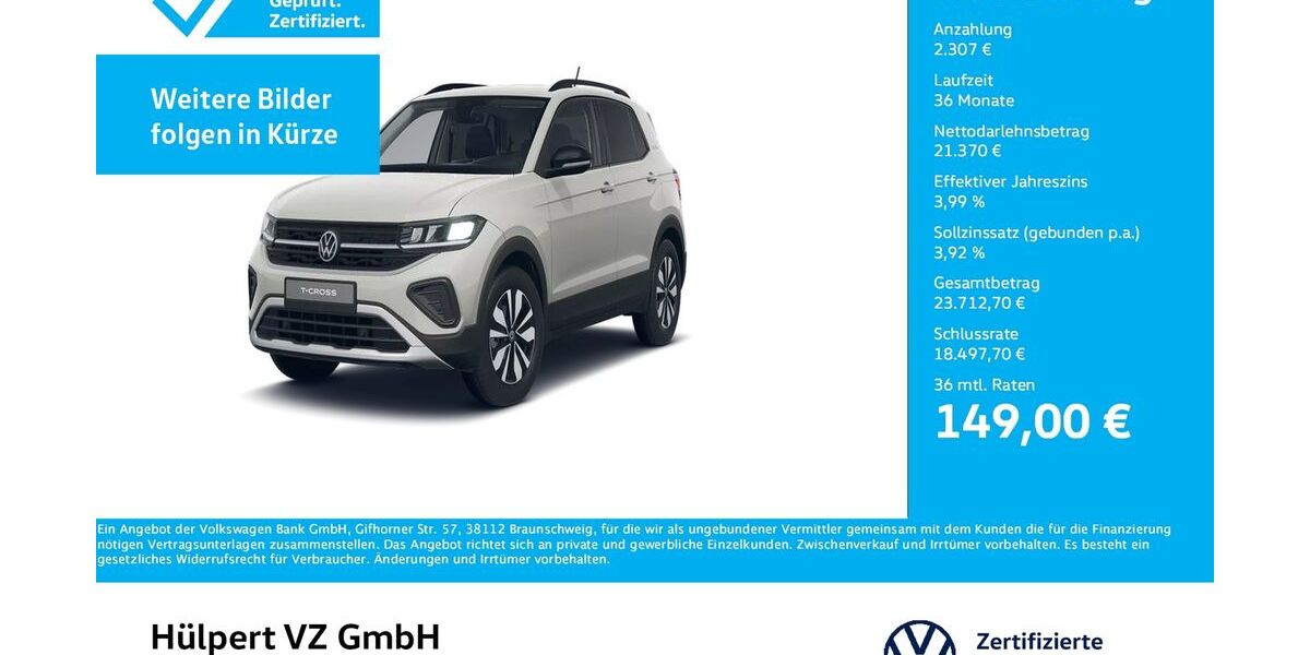 VW T-Cross 5.197 km 23.422 &euro; Dortmund 44141