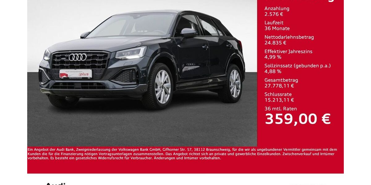 Audi Q2 50.134 km 27.411 &euro; Dortmund 44143