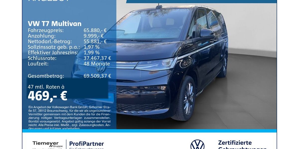 VW T7 Multivan 16.950 km 65.880 &euro; Recklinghausen 45663