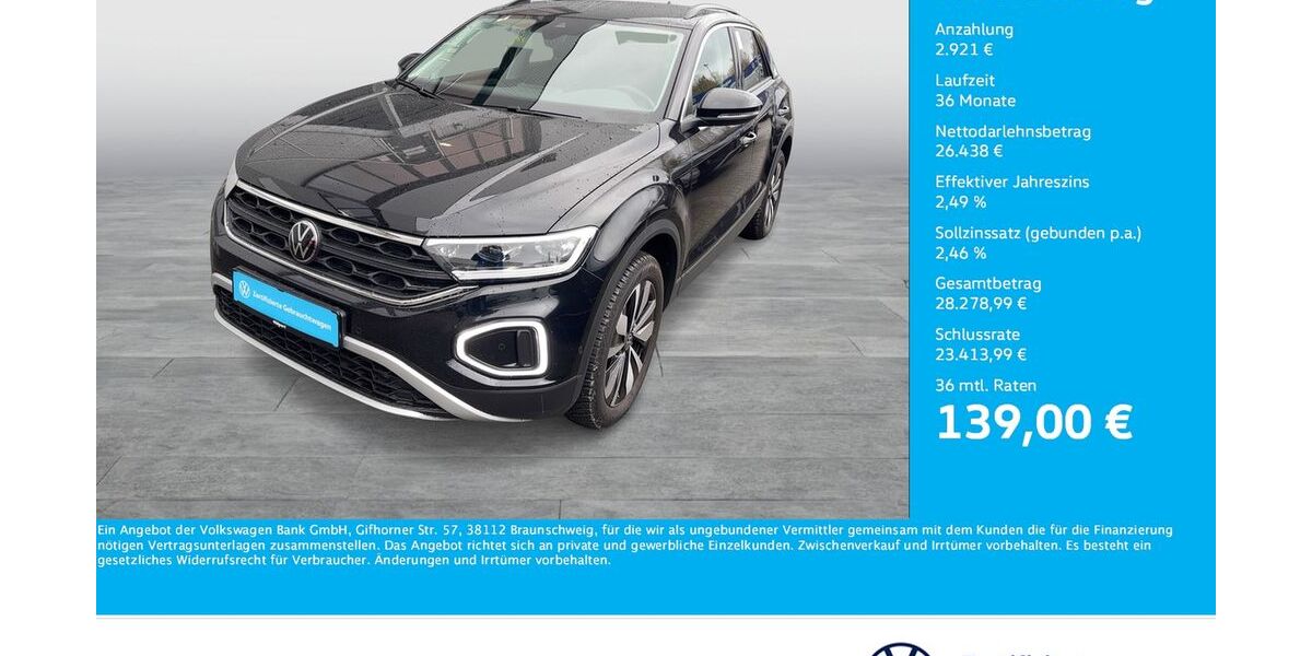 VW T-Roc 15.284 km 26.811 &euro; Dortmund 44141