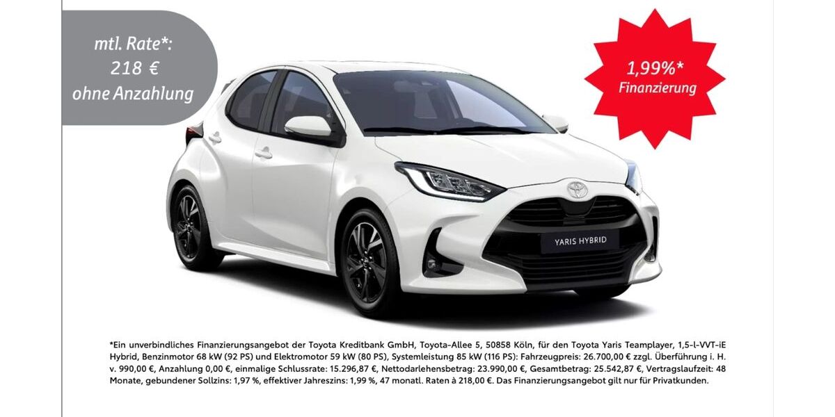 Toyota Yaris 14.500 km 22.680 &euro; Wuppertal 42109
