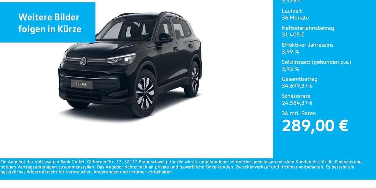 VW Tiguan 17.306 km 34.733 &euro; Dortmund 44141