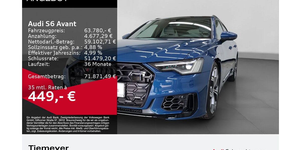Audi S6 9.824 km 62.860 &euro; Bochum 44809