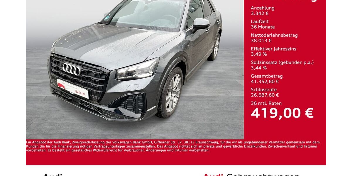 Audi Q2 7.084 km 36.998 &euro; Dortmund 44143