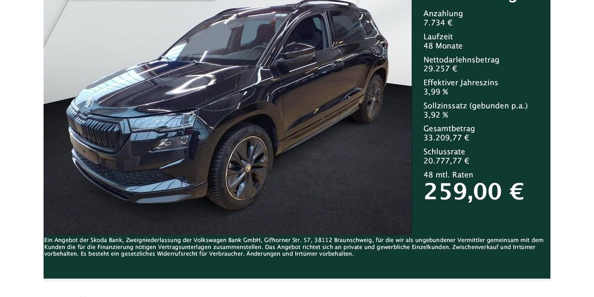 Skoda Karoq 25.533 km 36.723 &euro; Dortmund 44309