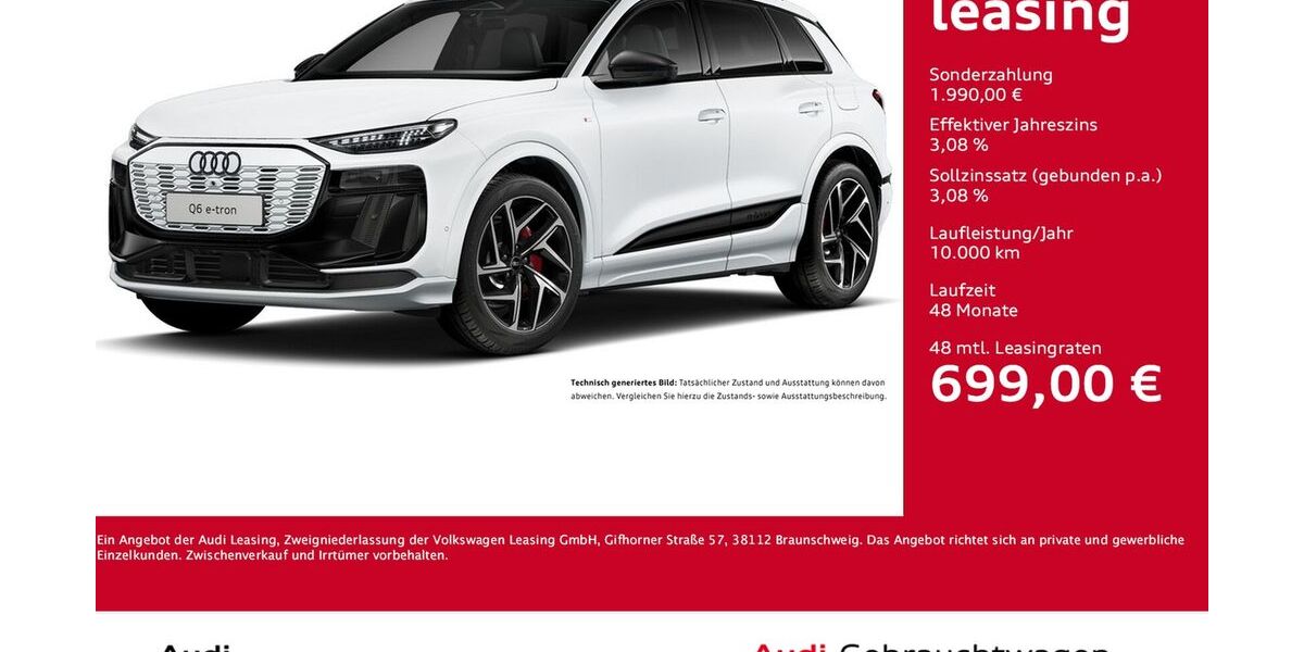 Audi Q6 e-tron 6.967 km 67.411 &euro; Dortmund 44143