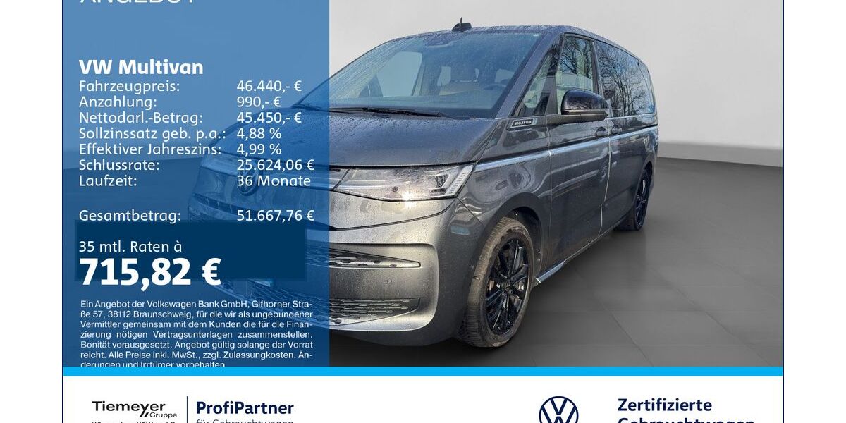 VW T7 Multivan 90.740 km 43.650 &euro; Recklinghausen 45663