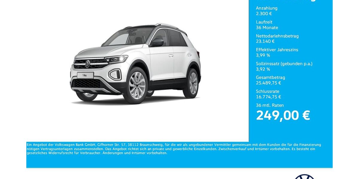 VW T-Roc 21.287 km 25.200 &euro; Dortmund 44379