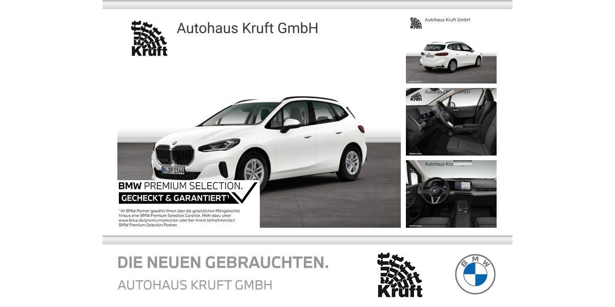 BMW 216 Active Tourer 8.953 km 26.988 &euro; Oberhausen 46117