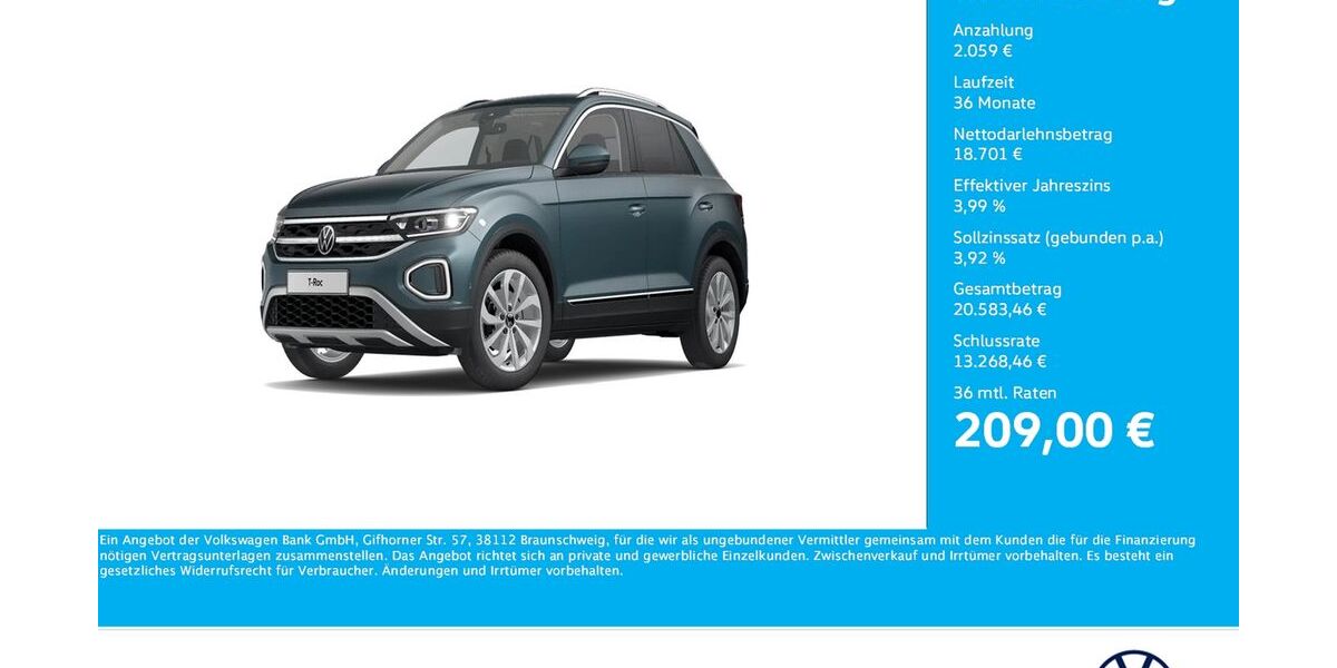 VW T-Roc 25.452 km 20.523 &euro; Dortmund 44379