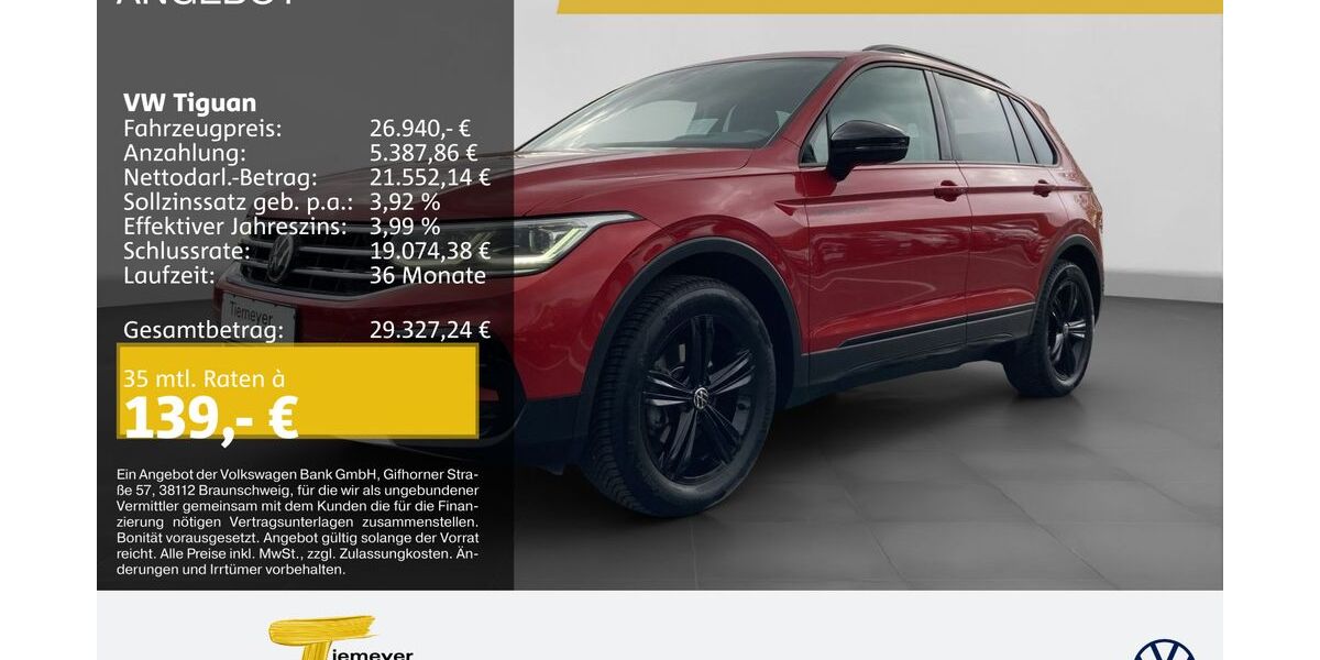 VW Tiguan 61.587 km 26.870 &euro; Bochum 44892