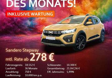 Dacia Sandero 1.001 km 17.333 &euro; Witten 58454