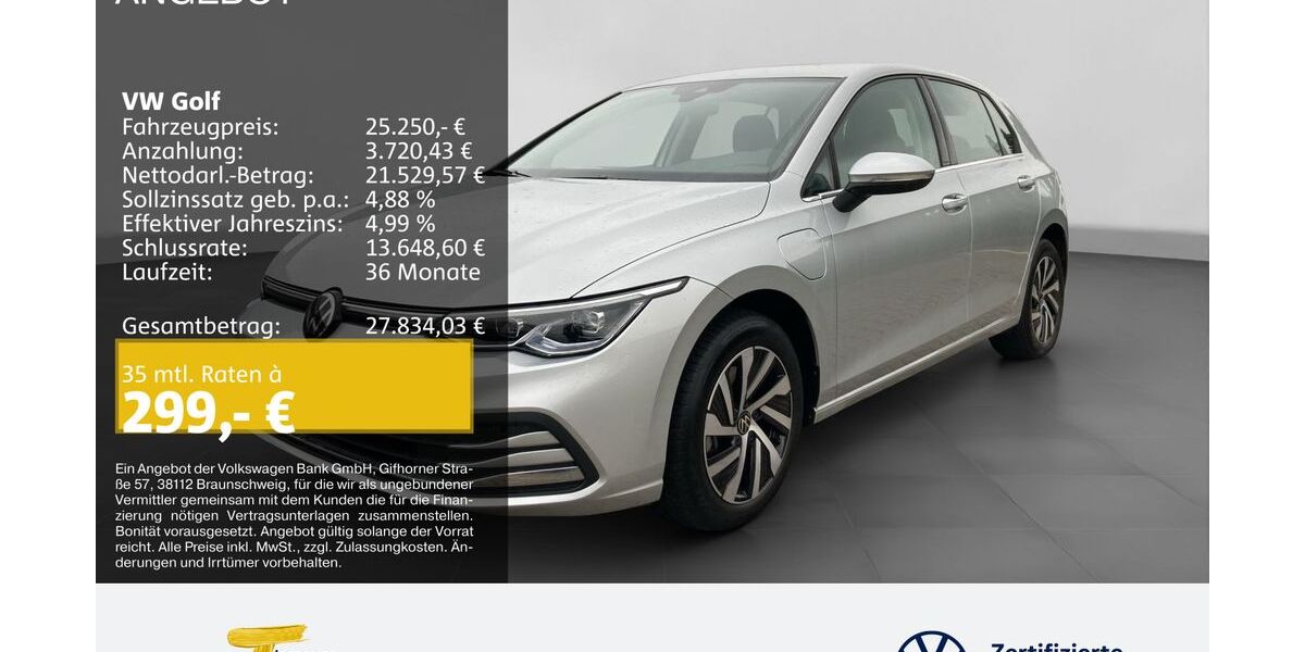 VW Golf 27.525 km 22.980 &euro; Bochum 44892