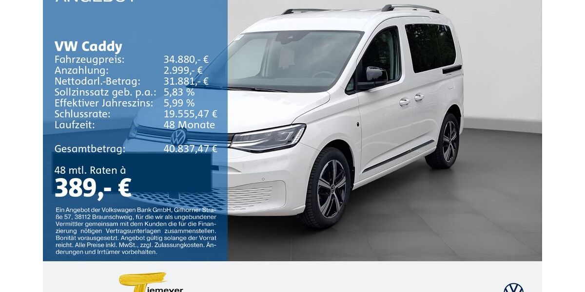 VW Caddy 34.546 km 34.880 &euro; Bochum 44892
