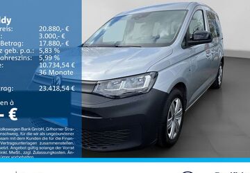 VW Caddy 68.759 km 20.880 &euro; Recklinghausen 45663