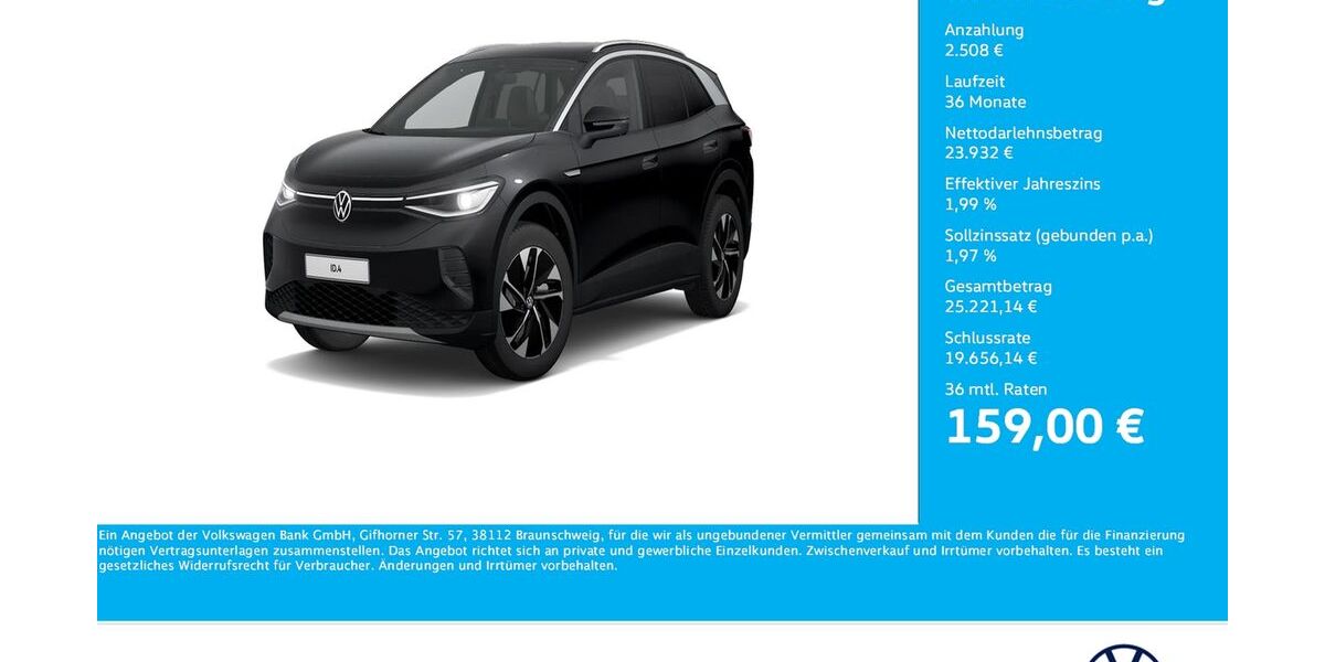VW ID.4 41.103 km 25.508 &euro; Dortmund 44379