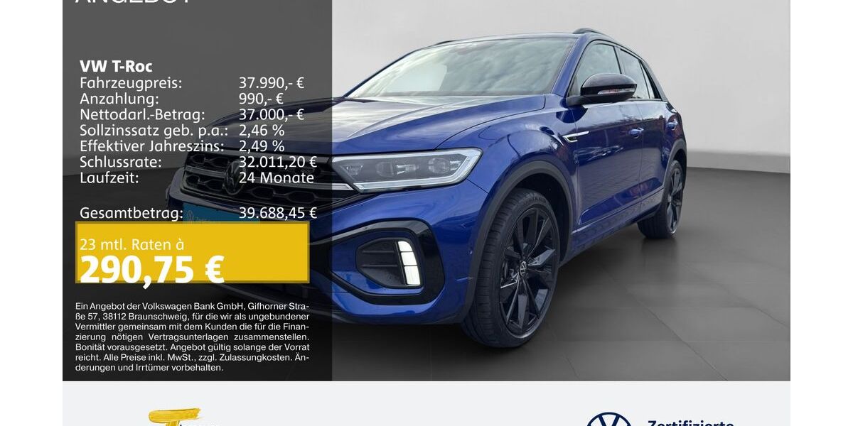 VW T-Roc 12.321 km 35.990 &euro; Oberhausen 46047