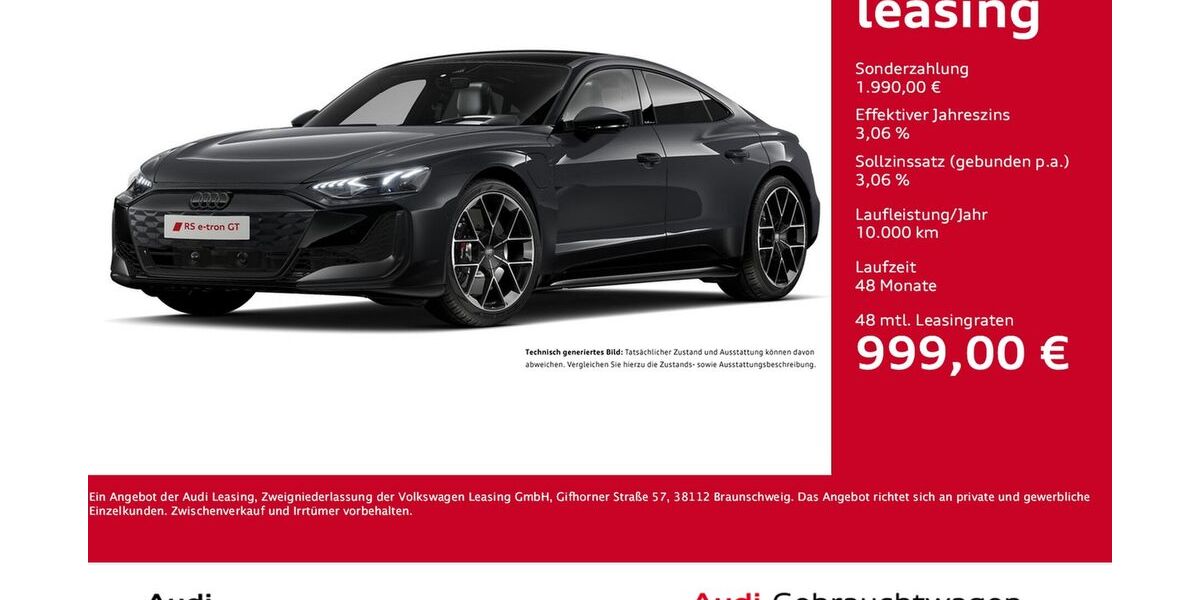 Audi RS e-tron GT 15.959 km 116.888 &euro; Dortmund 44143