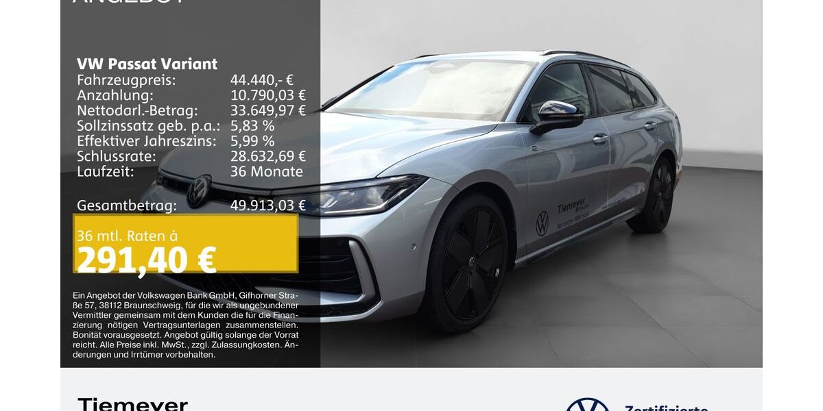 VW Passat Variant 9.950 km 40.840 &euro; Bochum 44892