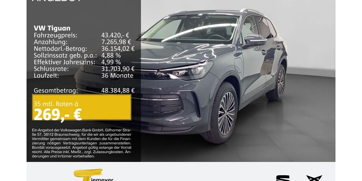 VW Tiguan 1.499 km 41.870 &euro; Bochum 44809