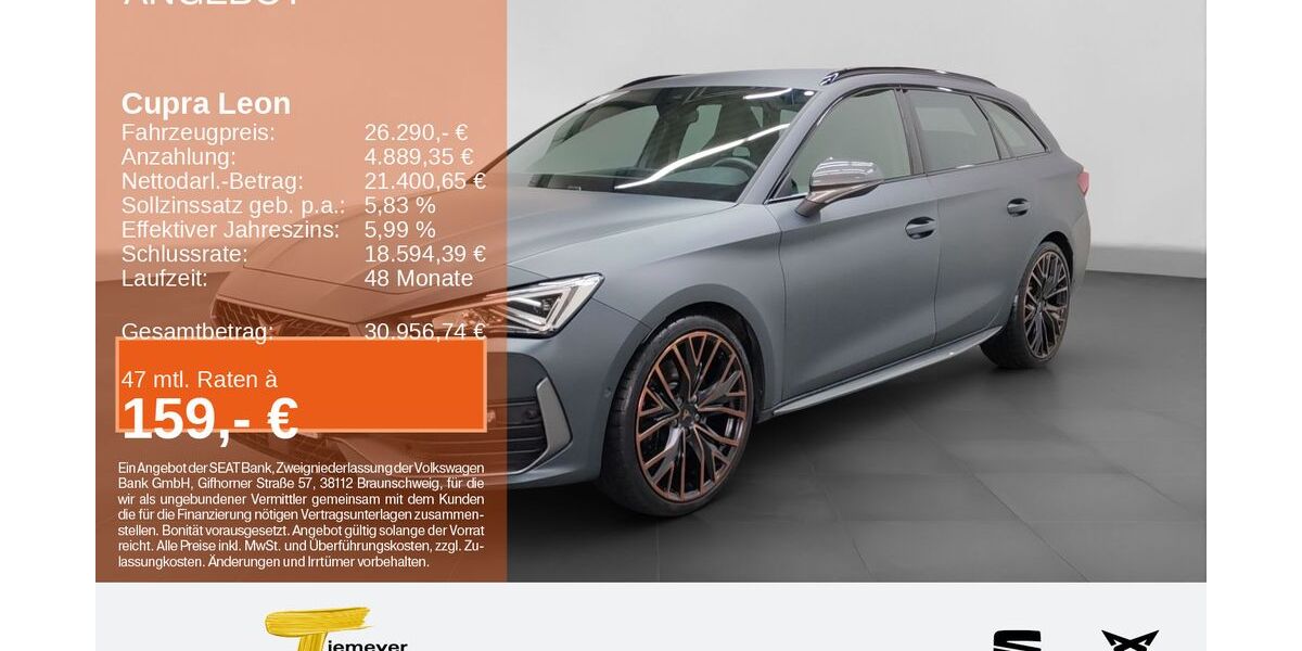Cupra Leon 49.716 km 26.290 &euro; Bochum 44809