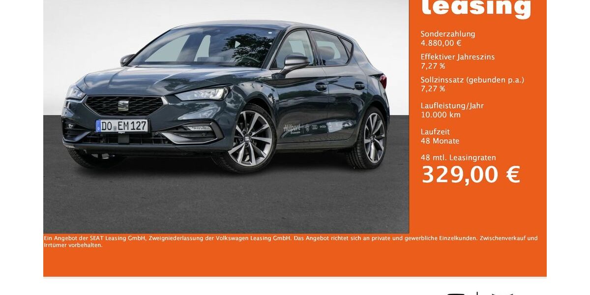 Seat Leon 9.434 km 29.665 &euro; Dortmund 44379