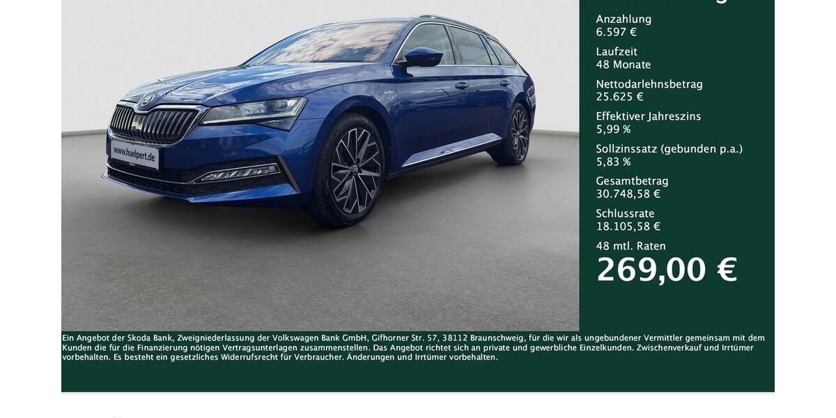 Skoda Superb 39.293 km 33.680 &euro; Dortmund 44309
