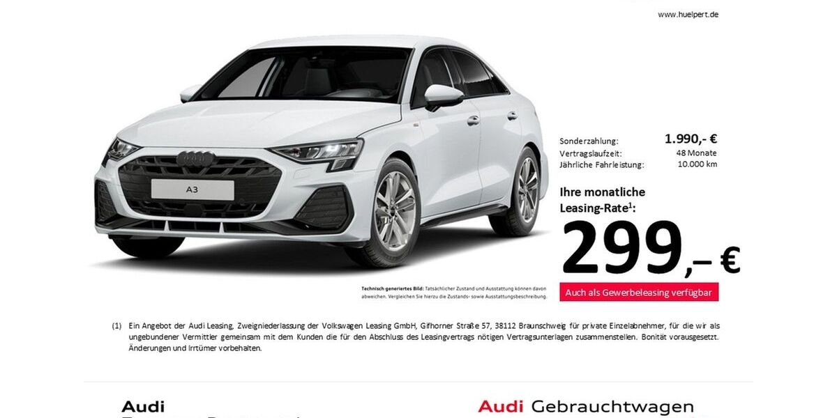 Audi A3 9.605 km 35.944 &euro; Dortmund 44143