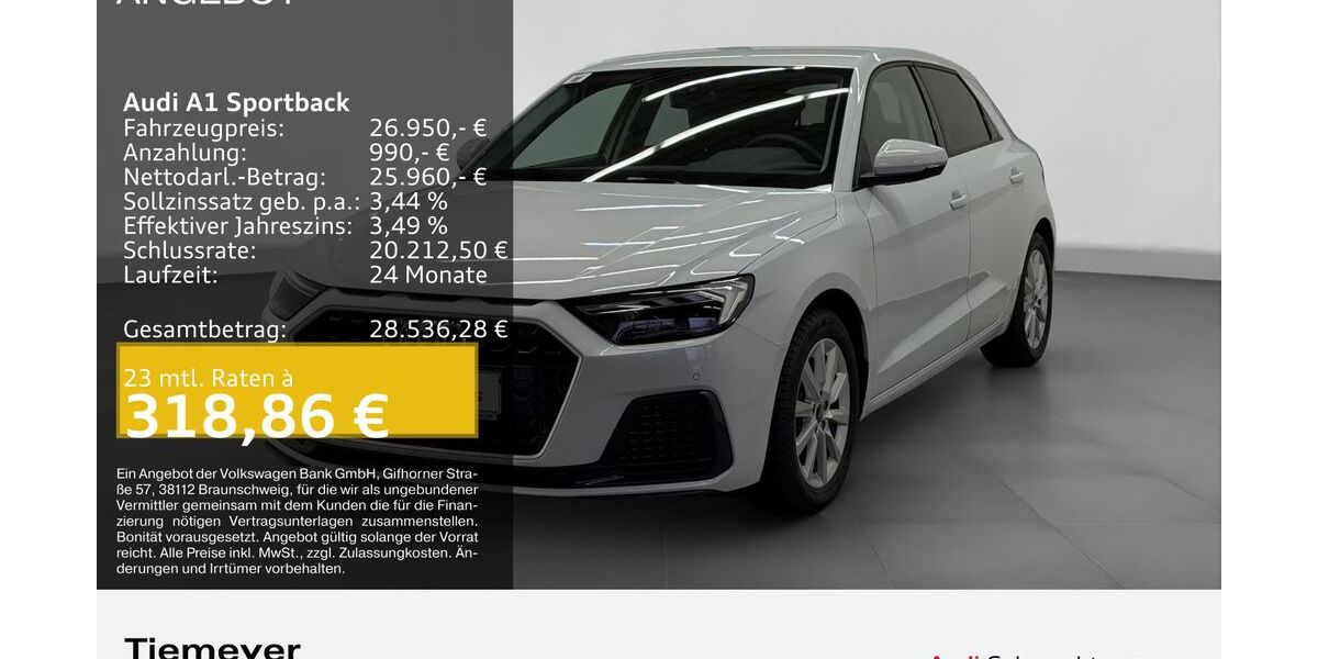 Audi A1 4.116 km 25.940 &euro; Bochum 44809