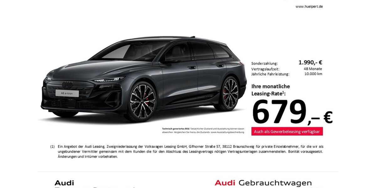 Audi A6 e-tron 15.829 km 75.411 &euro; Dortmund 44143