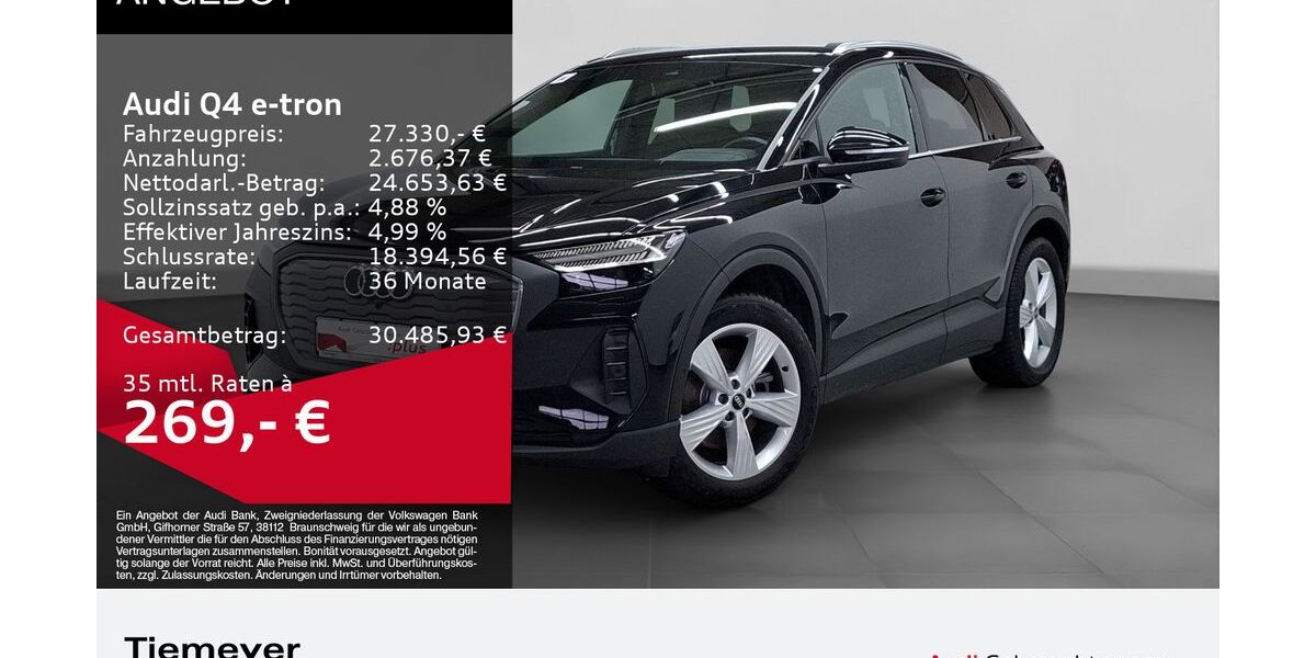 Audi Q4 e-tron 49.298 km 25.980 &euro; Bochum 44809