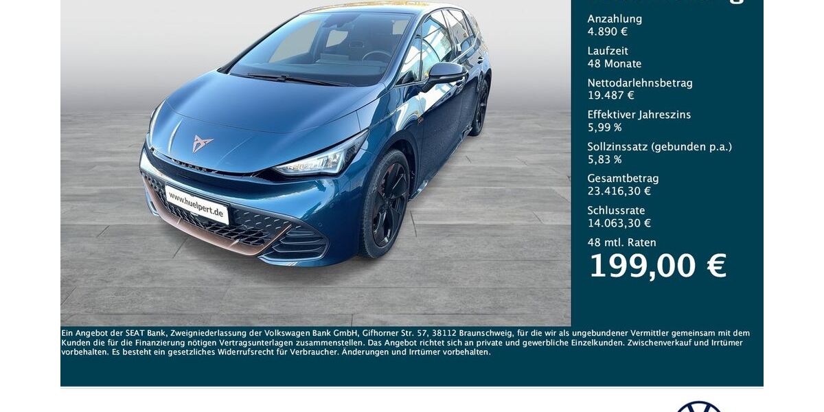 Cupra Born 29.482 km 24.333 &euro; Dortmund 44379