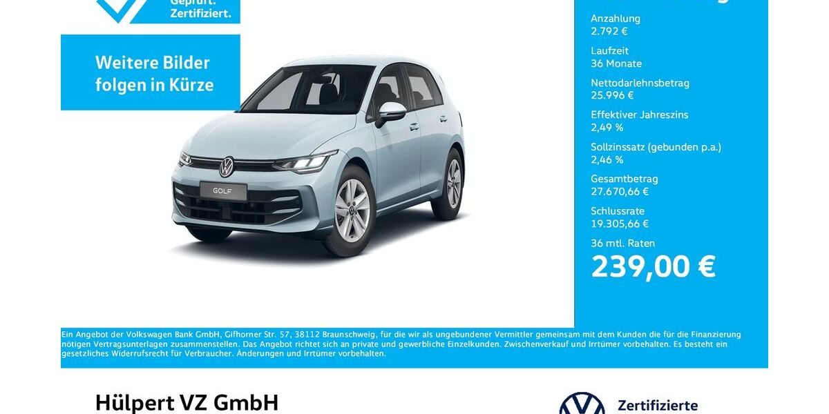 VW Golf 5.849 km 26.955 &euro; Dortmund 44379