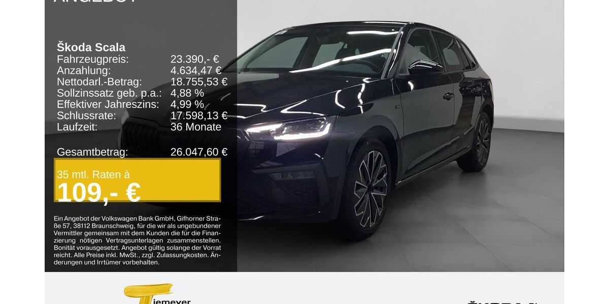Skoda Scala 25.558 km 22.210 &euro; Bochum 44809
