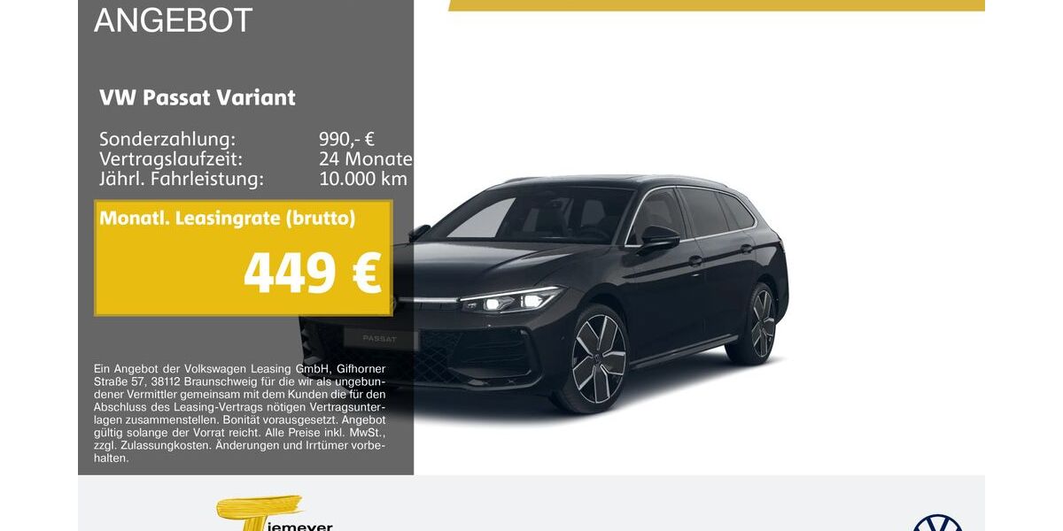 VW Passat Variant 11.349 km 43.410 &euro; Bochum 44892