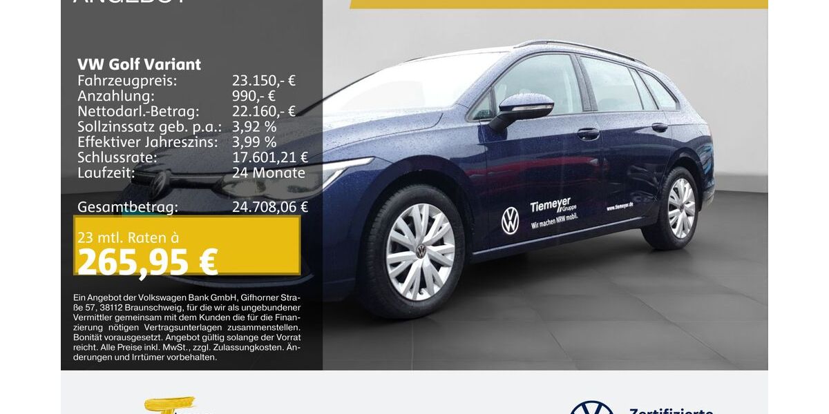 VW Golf 34.990 km 22.490 &euro; Bochum 44892