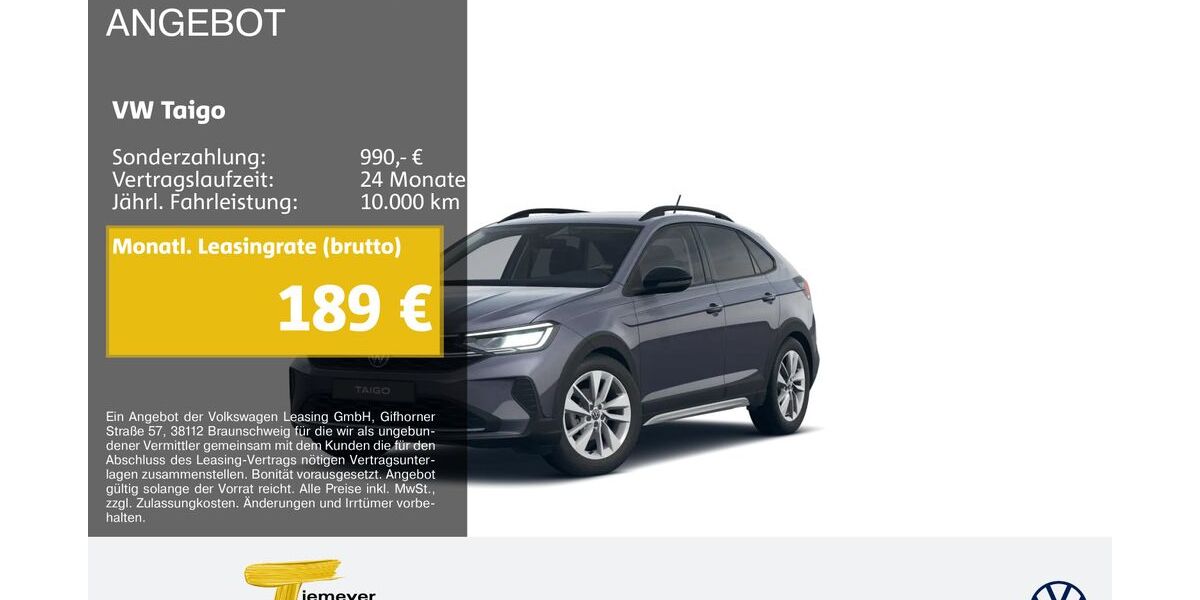 VW Taigo 13.234 km 24.690 &euro; Herne 44653