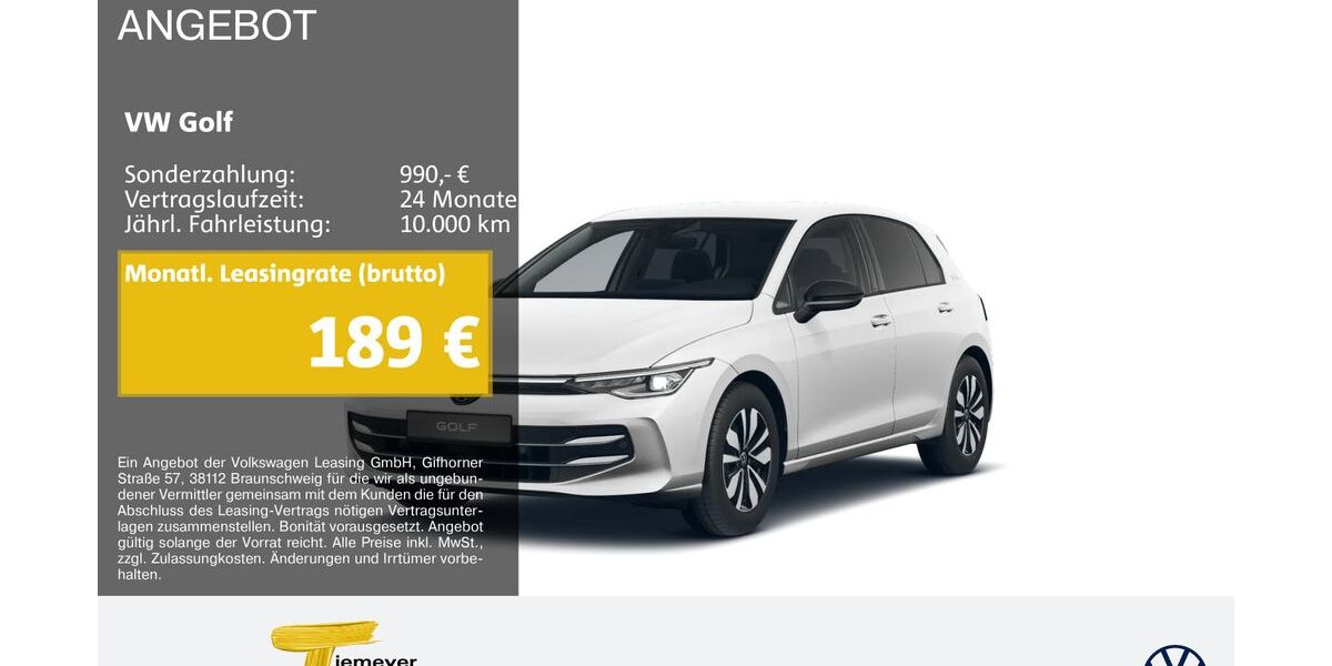 VW Golf 10.512 km 28.690 &euro; Bochum 44892
