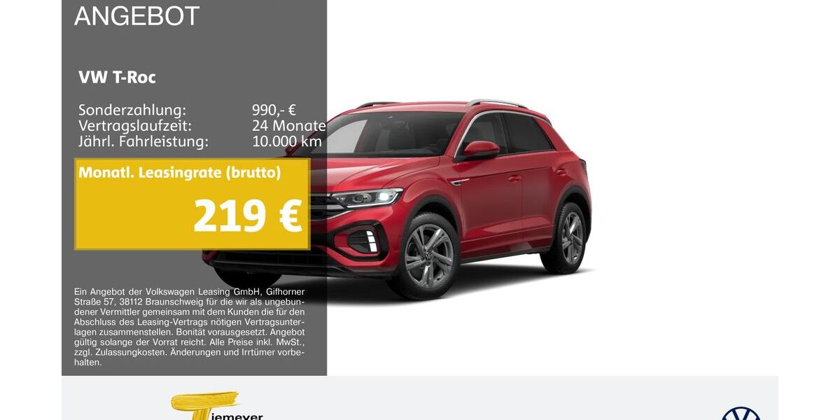 VW T-Roc 21.787 km 31.220 &euro; Bochum 44892