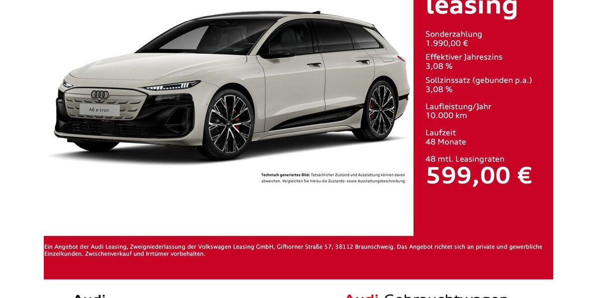 Audi A6 e-tron 11.501 km 68.511 &euro; Dortmund 44143