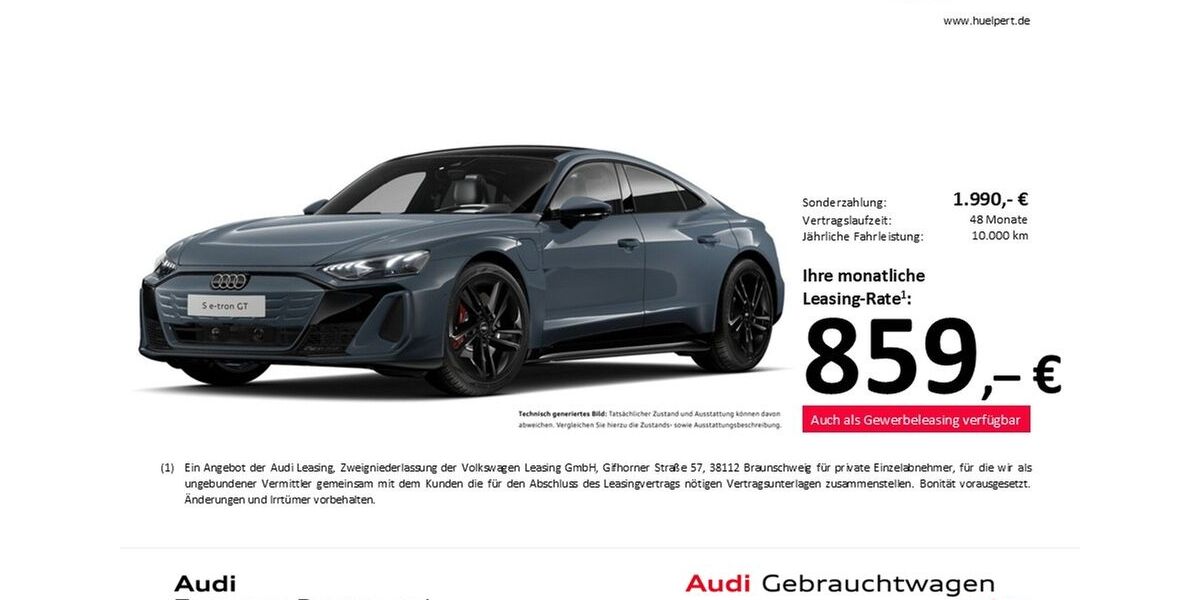 Audi e-tron GT 10.367 km 97.977 &euro; Dortmund 44143