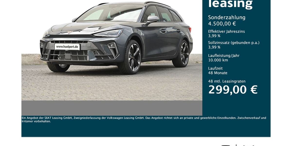 Cupra Leon 1.990 km 34.922 &euro; Dortmund 44269