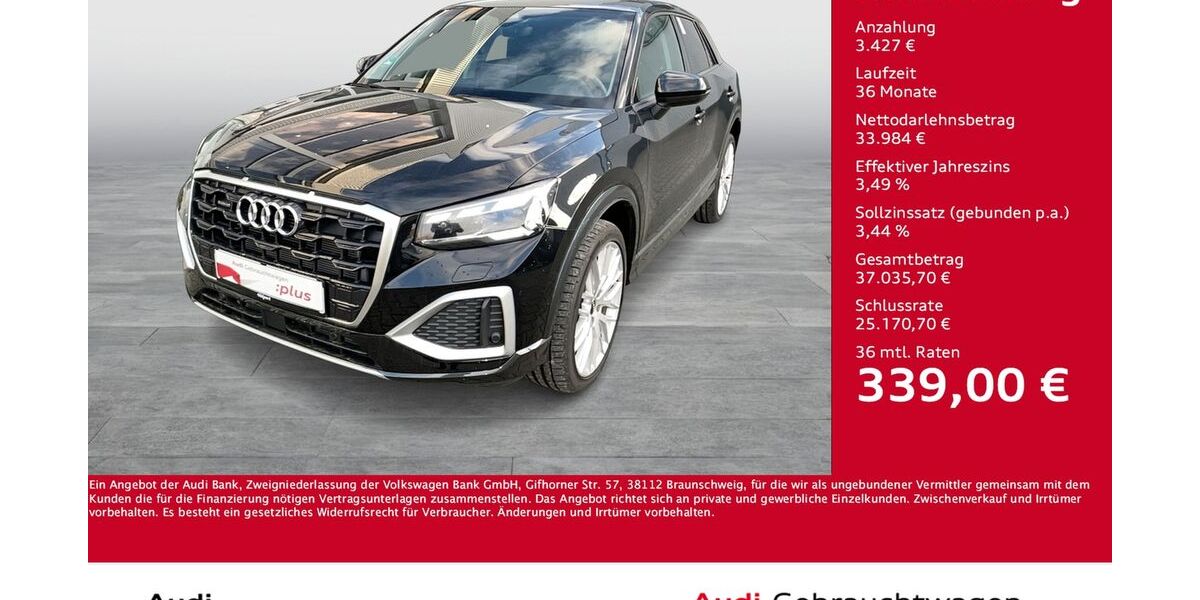 Audi Q2 3.425 km 35.777 &euro; Dortmund 44143