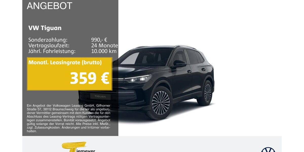 VW Tiguan 21.914 km 35.670 &euro; Bochum 44892