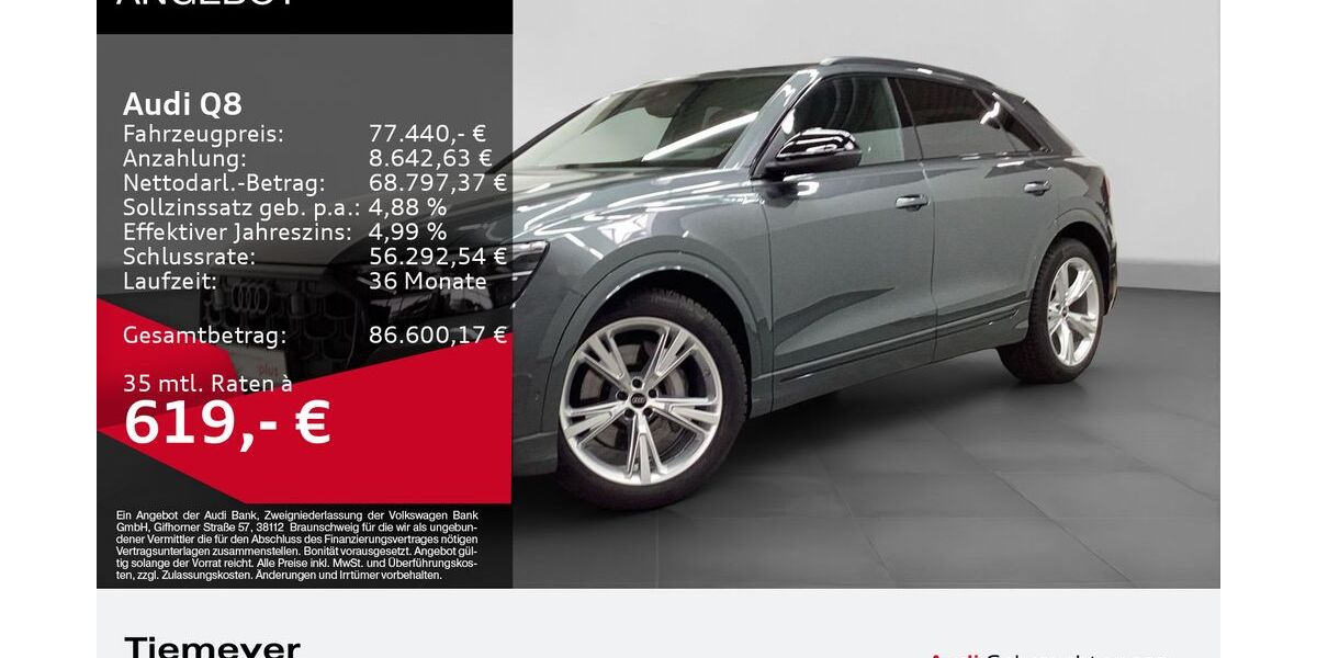 Audi Q8 1.528 km 73.930 &euro; Bochum 44809